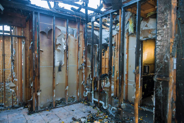 Professional Emergency Fire Cleanup technician working in Fairview, UT